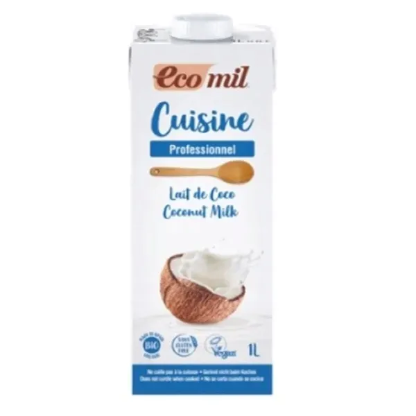 Krem kokosowy bezglutenowy BIO 1l | Ecomil