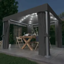 vidaxl-altana-z-zaslonami-i-sznurem-lampek-led-3x3-m-antracytowa