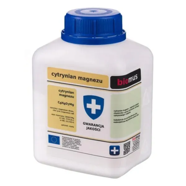 Cytrynian magnezu czysty 250g | Biomus