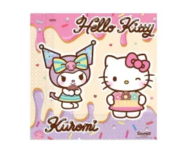 serwetki-papierowe-hello-kitty-i-kuromi-urodziny-dziecka-33-x-33-cm-20-szt