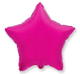 balon-foliowy-gwiazda-ciemnorozowa-gwiazdka-47-x-50-cm