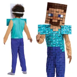 stroj-kostium-steve-minecraft-przebranie-karnawalowe-bal-dzieci-m-7-8-lat