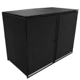 oslona-na-2-kosze-na-smieci-polirattan-czarna-148x80x111-cm-lumarko