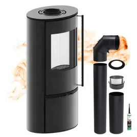 piec-stalowy-okragly-wolnostojacy-koza-bane-hitze-rury-do-montazu