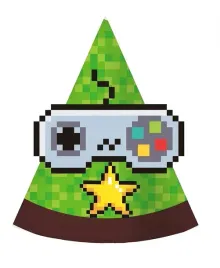 czapeczki-urodzinowe-game-on-gracza-gra-6-szt