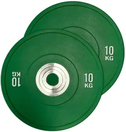 obciazenie-olimpijskie-2x10-kg-bumper-pro-10-kg-zielony-wzmocniony