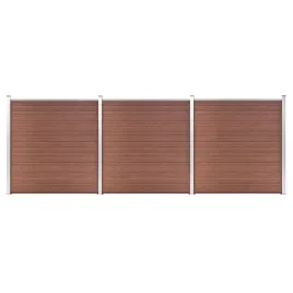 vidaxl-ogrodzenie-do-ogrodu-wpc-526-x-186-cm-brazowe