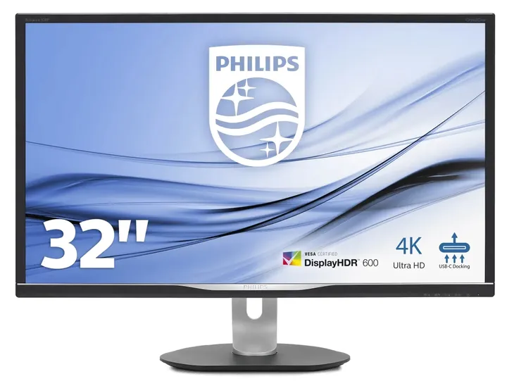 Monitor LED Philips 328P6VUBREB00 32' 3840x2160 VA Stacja dokująca USB-C