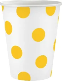 kubeczki-papierowe-groszki-zolte-250-ml-6-szt