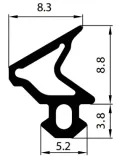 uszczelka-do-okna-pcv-deceuninck-s-1110-dlugosc-100-cm