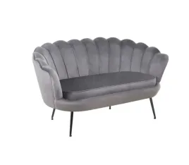 sofa-dwuosobowa-velvet-szary-na-czarnych-nogach
