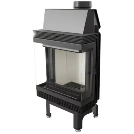 kominek-trojstronny-trzyszybowy-wklad-kominkowy-kratki-blanka-8-kw-fi-160