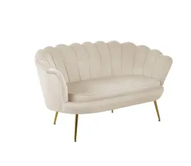 sofa-dwuosobowa-velvet-bezowa-na-zlotych-nogach