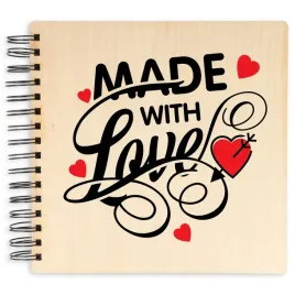 album-drewniany-22x22cm-25-kartek-made-with-love-prezent-walentynki-wzory