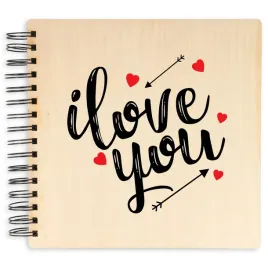 album-drewniany-22x22-cm-25-kartek-i-love-you-prezent-na-walentynki-wzory