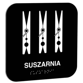 tabliczka-braill-suszarnia-10x10cm-czarna-z-napisem-braille-dla-niewidomych