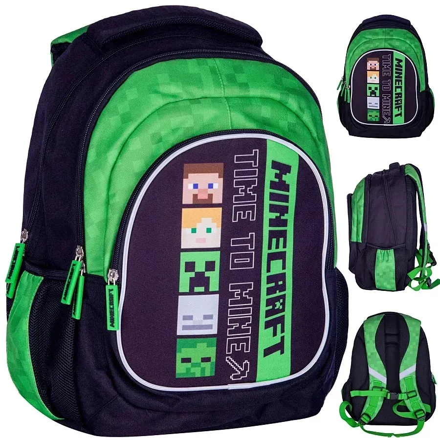 plecak-trzykomorowy-minecraft-steve-creeper-20l-astra