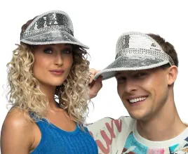 srebrny-daszek-blyszczacy-cekiny-party-impreza-retro-przebranie