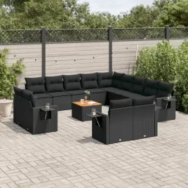 vidaxl-14-cz-zestaw-wypoczynkowy-do-ogrodu-poduszki-czarny-rattan-pe