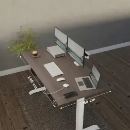 biurko-elektryczne-z-bialym-stelazem-dab-davos-140x80