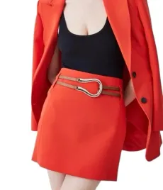 karen-millen-spodnica-mini-pomaranczowa-40-1y1w