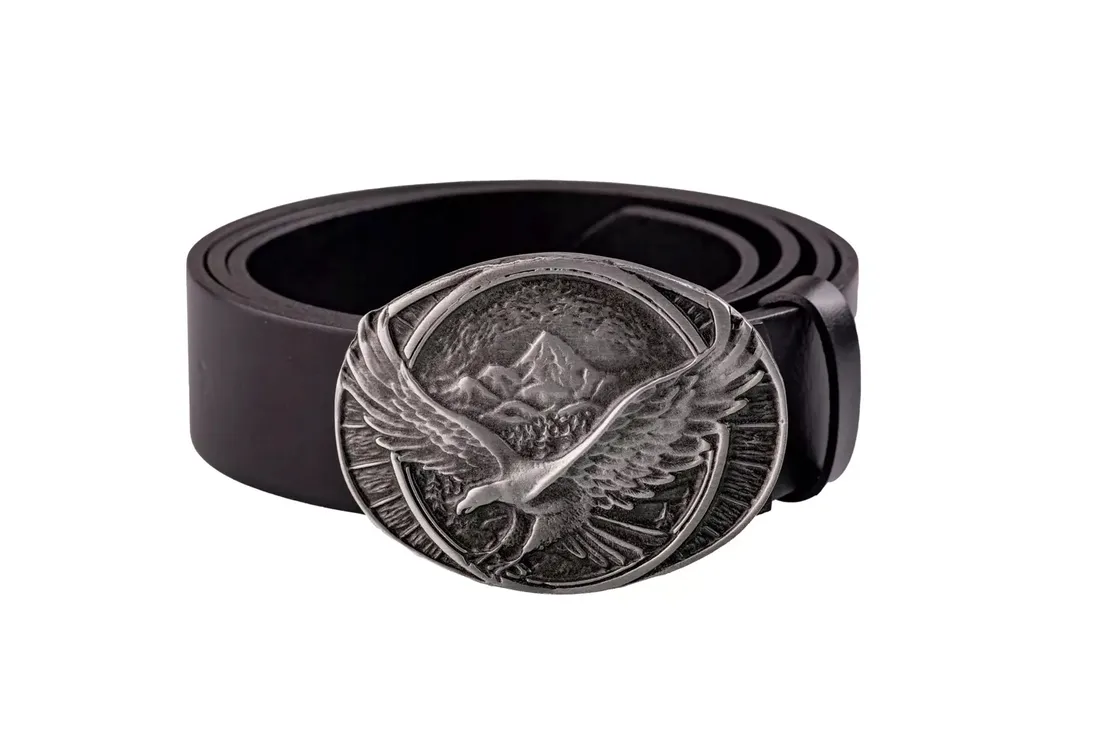 pasek-skorzany-bor-hunter-classic-mountain-eagle-silver-85
