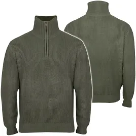 bluza-meska-sweter-mfh-pullover-troyer-z-zamkiem-gruby-i-cieply-olive-l