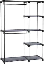 regal-na-ubrania-songmics-112x43x165-cm-szaro-czarny