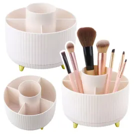 organizer-na-pedzle-kosmetyki-obrotowy-360-5-przegrod-bialy