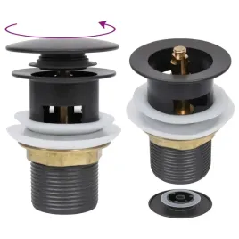 vidaxl-korek-klik-klak-z-funkcja-przelewu-szary-64x64x91-cm