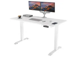 biurko-elektryczne-z-bialym-stelazem-bialy-140x60