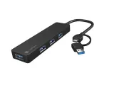 hub-usb-natec-mayfly-4xusb-3-0-czarny-usb-c-adapter-usb-a-stan-nowy