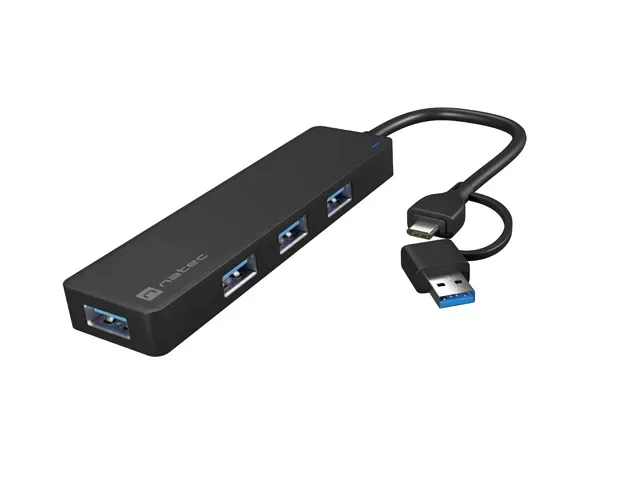 hub-usb-natec-mayfly-4xusb-3-0-czarny-usb-c-adapter-usb-a-kod-producenta-nhu-2023