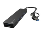 hub-usb-natec-mayfly-4xusb-3-0-czarny-usb-c-adapter-usb-a-stan-opakowania-oryginalne
