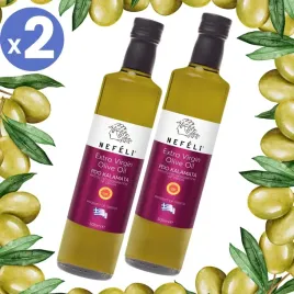 2x-grecka-oliwa-z-oliwek-extra-vergine-kalamata-pdo-zdrowa-500ml-nefeli
