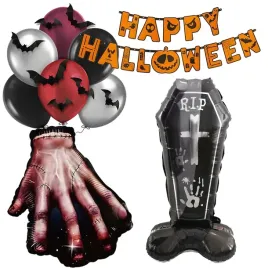 upiorne-dekoracje-zestaw-balony-na-halloween-trumna-9szt