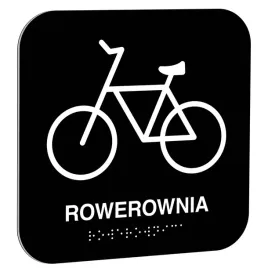 tabliczka-braill-rowerownia-10x10-cm-czarna-napis-or-braille-dla-niewidomych