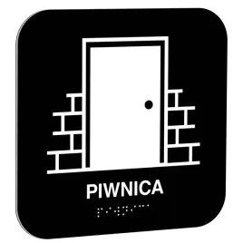 tabliczka-braill-piwnica-10x10-cm-czarna-z-napisem-braille-dla-niewidomych