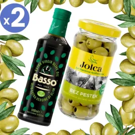 2x-mix-oliwa-z-oliwek-extra-vergine-oliwki-zielone-500ml-230g-basso-jolca