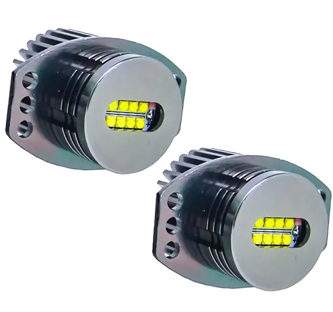 2x BMW 3 E90 E91 Przedlift Sedan Touring RINGI LED MARKERY BIAŁE 160W MOCNE