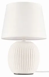 lampka-nocna-z-abazurem-biala-ceramiczna-ryflowana-dion-d2