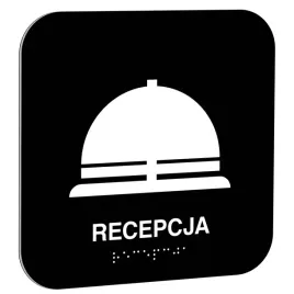 tabliczka-braill-recepcja-10x10-cm-czarna-z-napisem-braille-dla-niewidomych