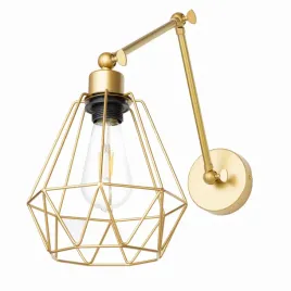 kinkiet-regulowany-metalowy-1xe27-zloty-diament-ew006