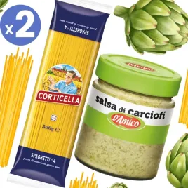 2x-mix-makaron-wloski-spaghetti-i-sos-z-karczochow-630-g-corticella-d-amico