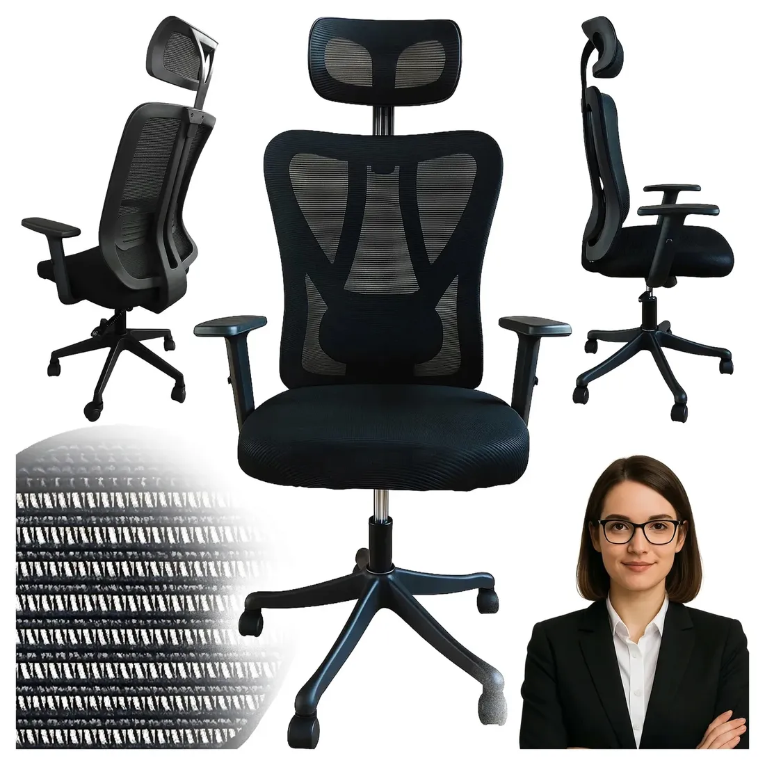 fotel-biurowy-krzeslo-gamingowe-ergonomiczne-regulowane-podlokietniki