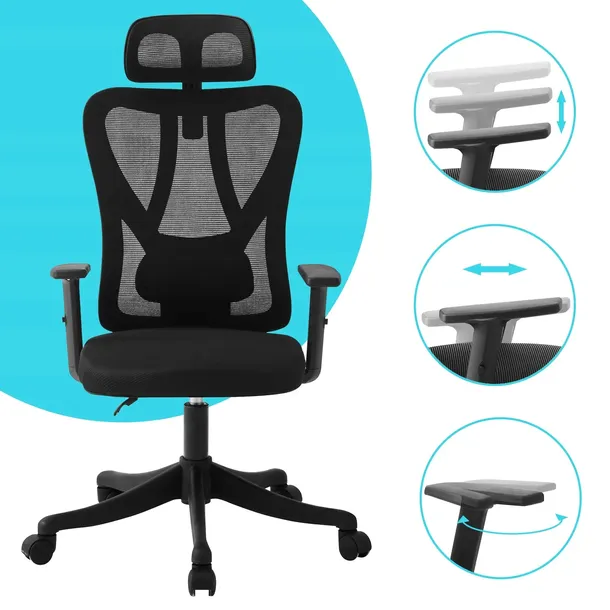 fotel-biurowy-krzeslo-gamingowe-ergonomiczne-regulowane-podlokietniki-minimalna-wysokosc-siedziska-45-cm