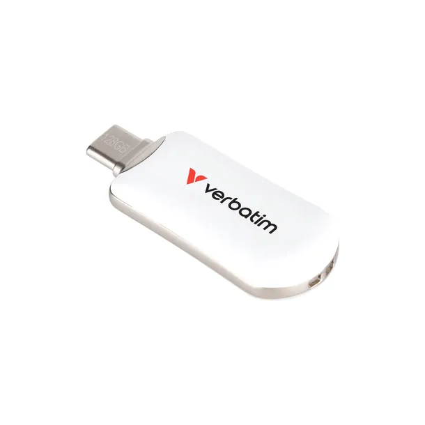 pendrive-verbatim-plectra-128gb-usb-c-3-0-white-kolor-bialy