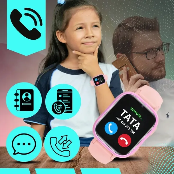 smartwatch-dla-dzieci-lt36-niebieski-ksztalt-koperty-prostokatna