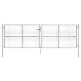 vidaxl-brama-ogrodowa-ocynkowana-stalowa-415x125-cm-srebrna