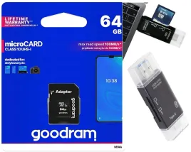 karta-pamieci-micro-sdhc-64gb-adapter-sd-mikro-uhs-czytnik-kart-usb-c-micro
